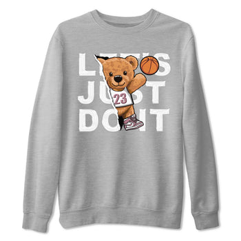 Air Jordan 1 Mauve shirt to match jordans Rip Out Bear sneaker tees AJ1 Mauve SNRT Sneaker Tees Sneaker Matching Clothing Brand Unisex Sneaker Tee Heather Grey 2 T-Shirt