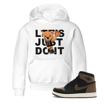 Air Jordan 1 Palomino shirt to match jordans Rip Out Bear sneaker tees Crew Neck Jordan 1 Retro High OG Palomino SNRT Sneaker Release Tees Baby Toddler White 1 T-Shirt