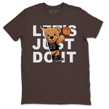Air Jordan 1 Palomino shirt to match jordans Rip Out Bear sneaker tees Crew Neck Jordan 1 Retro High OG Palomino SNRT Sneaker Release Tees Unisex Casual Shirts Dark Chocolate 2 T-Shirt