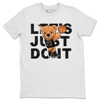 Air Jordan 1 Palomino shirt to match jordans Rip Out Bear sneaker tees Crew Neck Jordan 1 Retro High OG Palomino SNRT Sneaker Release Tees Unisex Casual Shirts White 2 T-Shirt