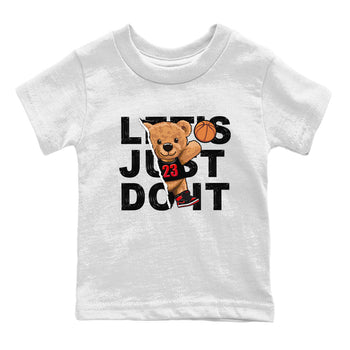 Air Jordan 1 Satin Bred shirt to match jordans Rip Out Bear sneaker tees AJ1 Retro Satin Bred SNRT Sneaker Tees Sneaker Matching Clothing Brand Baby Toddler White 2 T-Shirt