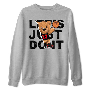 Air Jordan 1 Satin Bred shirt to match jordans Rip Out Bear sneaker tees AJ1 Retro Satin Bred SNRT Sneaker Tees Sneaker Matching Clothing Brand Unisex Sneaker Tee Heather Grey 2 T-Shirt