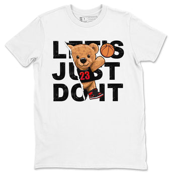 Air Jordan 1 Satin Bred shirt to match jordans Rip Out Bear sneaker tees AJ1 Retro Satin Bred SNRT Sneaker Tees Sneaker Matching Clothing Brand Unisex Sneaker Tee White 2 T-Shirt