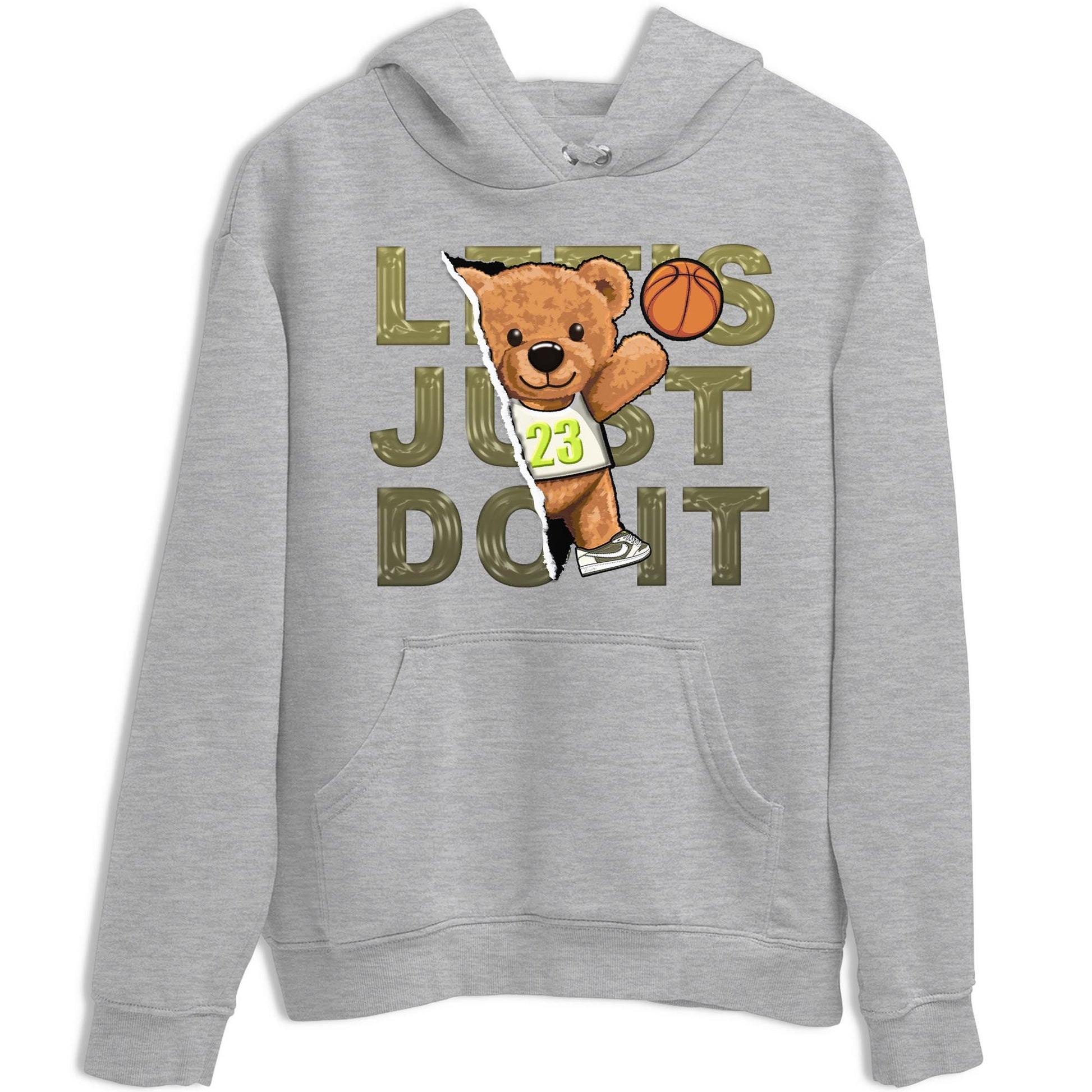 Jordan 1 Low X Travis Scott Golf Olive shirt to match jordans Rip Out Bear sneaker release tees Air Jordan 1 Travis Scott Golf Olive SNRT Sneaker Tees Unisex Streetwear Clothing Heather Grey 2 T-Shirt