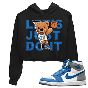 Jordan 1 True Blue Sneaker Match Tees Rip Out Bear Sneaker Tees Jordan 1 True Blue Sneaker Release Tees Women's Shirts