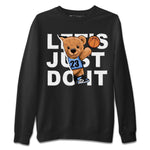 Air Jordan 1 Retro High OG University Blue shirt to match jordans Rip Out Bear sneaker tees Air Jordan 1 UNC Toe SNRT Sneaker Release Tees Unisex Black 2 T-Shirt