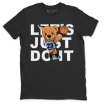 Air Jordan 1 Retro High OG University Blue shirt to match jordans Rip Out Bear sneaker tees Air Jordan 1 UNC Toe SNRT Sneaker Release Tees Unisex Black 2 T-Shirt