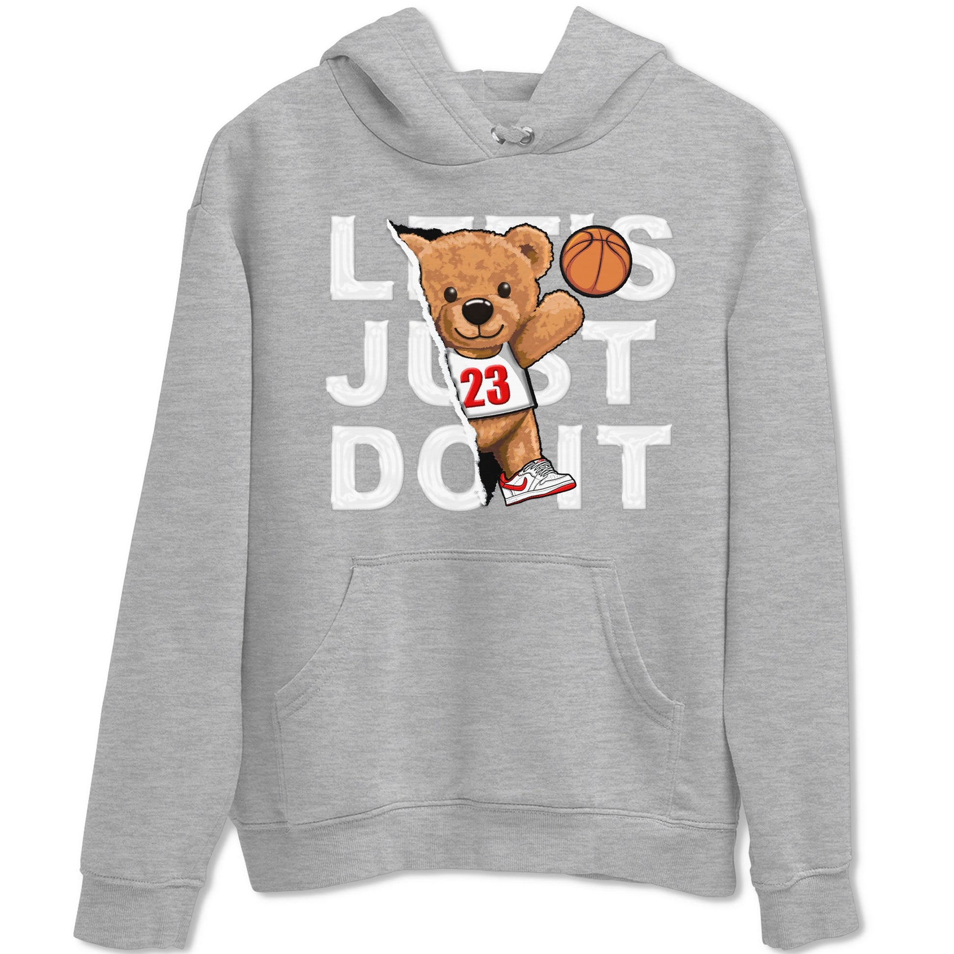 1s Low University Red shirt to match jordans Rip Out Bear sneaker tees Air Jordan 1 University Red SNRT Sneaker Tees Sneaker Matching Clothing Brand Unisex Sneaker Tee Heather Grey 2 T-Shirt