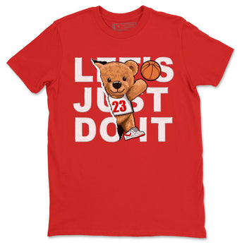 1s Low University Red shirt to match jordans Rip Out Bear sneaker tees Air Jordan 1 University Red SNRT Sneaker Tees Sneaker Matching Clothing Brand Unisex Sneaker Tee Red 2 T-Shirt