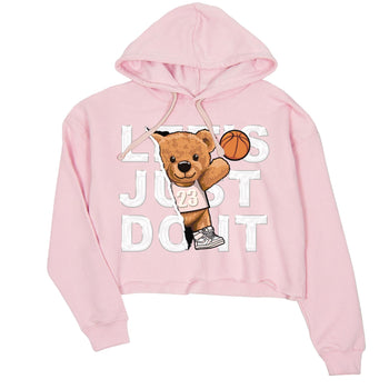 Air Jordan 1 Washed Pink Sneaker Match Tees Rip Out Bear Sneaker Tees AJ1 Washed Pink Sneaker Release Tees Women's Shirts Pink 2