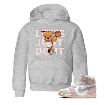 Air Jordan 1 Washed Pink Rip Out Bear Baby and Kids Sneaker Tees AJ1 Washed Pink Kids Sneaker Tees Washing and Care Tip