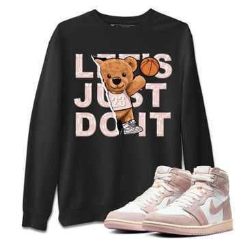 Air Jordan 1 Washed Pink Rip Out Bear Crew Neck Sneaker Tees AJ1 Washed Pink Sneaker T-Shirts Washing and Care Tip