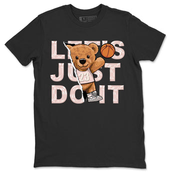 Air Jordan 1 Washed Pink Sneaker Match Tees Rip Out Bear Sneaker Tees AJ1 Washed Pink Sneaker Release Tees Unisex Shirts Black 2