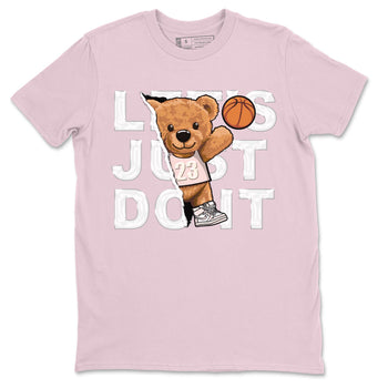 Air Jordan 1 Washed Pink Sneaker Match Tees Rip Out Bear Sneaker Tees AJ1 Washed Pink Sneaker Release Tees Unisex Shirts Pink 2