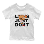 Jordan 12 Retro Cherry shirt to match jordans Varsity Red Rip Out Bear special sneaker matching tees 12s Cherry SNRT sneaker tees Baby Toddler White 2 T-Shirt