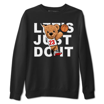Jordan 12 Retro Cherry shirt to match jordans Varsity Red Rip Out Bear special sneaker matching tees 12s Cherry SNRT sneaker tees Unisex Black 2 T-Shirt
