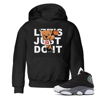 Air Jordan 13 Black Flint Rip Out Bear Baby and Kids Sneaker Tees AJ 13s Black Flint Kids Sneaker Tees Washing and Care Tip