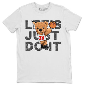 Air Jordan 13 Black Flint Sneaker Match Tees Rip Out Bear Sneaker Tees AJ 13s Black Flint Sneaker Release Tees Unisex Shirts White 2