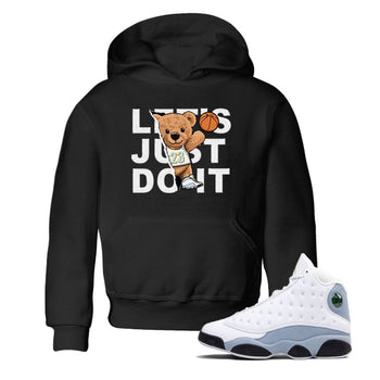 13s Blue Grey shirt to match jordans Rip Out Bear sneaker tees Air Jordan 13 Blue Grey SNRT sneaker release tees baby toddler Black 1 cotton Shirt