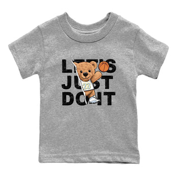 13s Blue Grey shirt to match jordans Rip Out Bear sneaker tees Air Jordan 13 Blue Grey SNRT sneaker release tees baby toddler Heather Grey 2 cotton Shirt