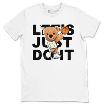 13s Blue Grey shirt to match jordans Rip Out Bear sneaker tees Air Jordan 13 Blue Grey SNRT Sneaker Release Tees unisex cotton White 2 crew neck shirt