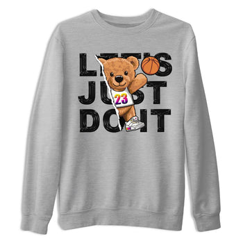 Air Jordan 3 J Balvin shirt to match jordans Rip Out Bear sneaker tees Crew Neck Air Jordan 3 X J Balvin SNRT Sneaker Release Tees Unisex Casual Shirts Heather Grey 2 T-Shirt