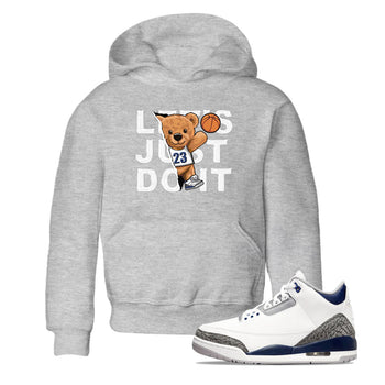 Air Jordan 3 Retro Midnight Navy shirt to match jordans Rip Out Bear sneaker shirt 3s Midnight Navy SNRT sneaker tees baby toddler Heather Grey 1 cotton Shirt