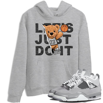 AJ4 Frozen Moments shirt to match jordans Rip Out Bear sneaker tees Crew Neck AJ4 Frozen Moments SNRT Sneaker Release Tees Unisex Casual Shirts Heather Grey 1 T-Shirt