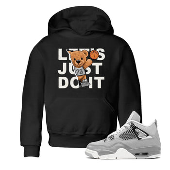 AJ4 Frozen Moments shirt to match jordans Rip Out Bear sneaker tees Crew Neck AJ4 Frozen Moments SNRT Sneaker Release Tees Baby Toddler Black 1 T-Shirt