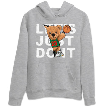 Jordan 4 Pine Green SB Sneaker Match Tees Rip Out Bear Sneaker Tees 4s Pine Green Nike SB Sneaker Tees Sneaker Release Shirts Unisex Shirts Heather Grey 2