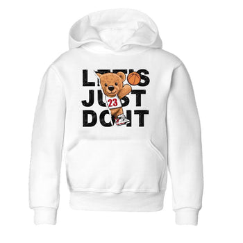 4s Red Cement shirt to match jordans Rip Out Bear sneaker tees Air Jordan 4 Red Cement SNRT Sneaker Release Tees Baby Toddler White 2 T-Shirt