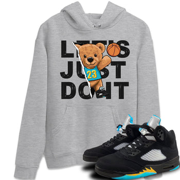 Jordan 5 Aqua Sneaker Match Tees Rip Out Bear Sneaker Tees Jordan 5 Aqua Sneaker Release Tees Unisex Shirts