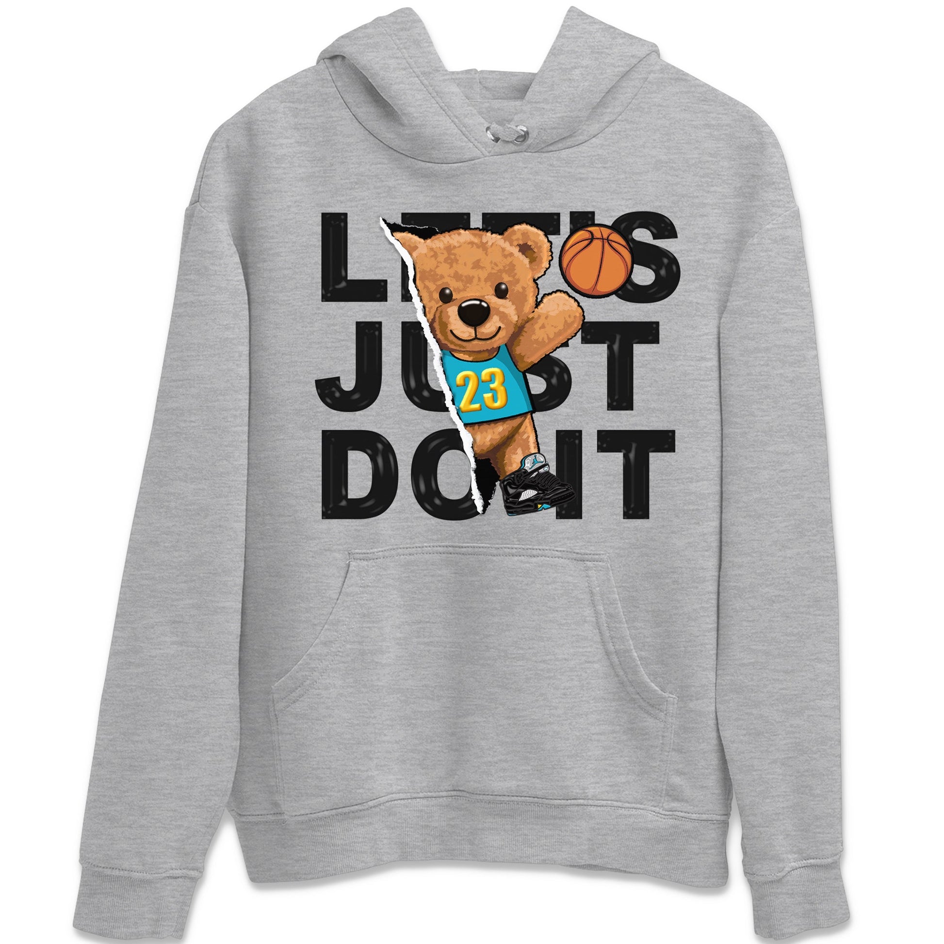 Jordan 5 Aqua Sneaker Match Tees Rip Out Bear Sneaker Tees Jordan 5 Aqua Sneaker Release Tees Unisex Shirts