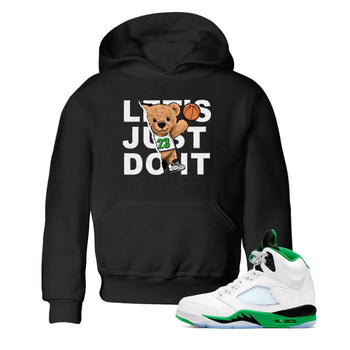 5s Lucky Green shirt to match jordans Rip Out Bear sneaker tees Air Jordan 5 Lucky Green SNRT sneaker release tees baby toddler Black 1 cotton Shirt