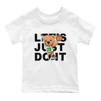5s Lucky Green shirt to match jordans Rip Out Bear sneaker tees Air Jordan 5 Lucky Green SNRT sneaker release tees baby toddler White 2 cotton Shirt