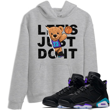 AJ6 Aqua shirt to match jordans Rip Out Bear sneaker release tees Air Jordan 6 Aqua SNRT Sneaker Tees Unisex Streetwear Clothing Heather Grey 1 T-Shirt