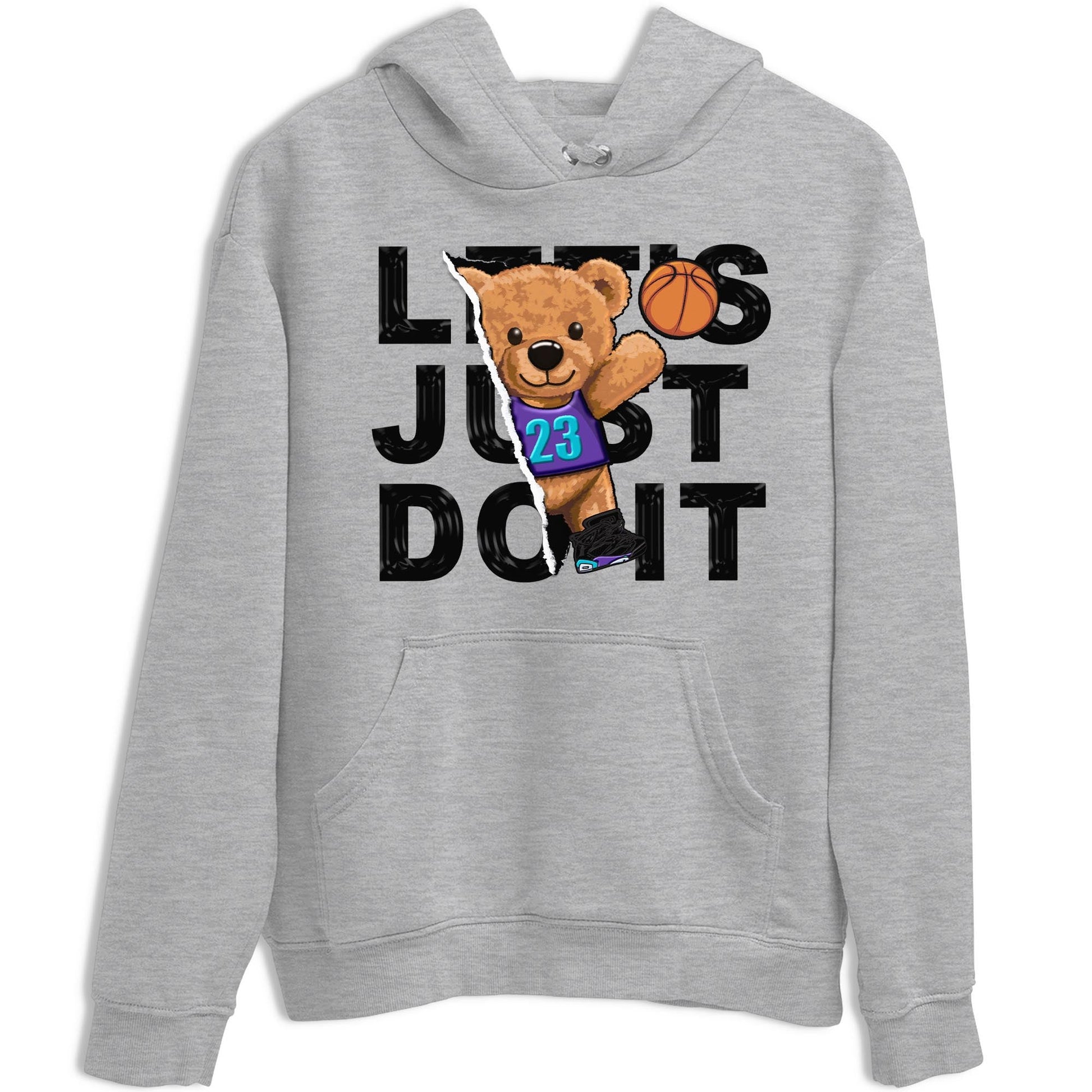 AJ6 Aqua shirt to match jordans Rip Out Bear sneaker release tees Air Jordan 6 Aqua SNRT Sneaker Tees Unisex Streetwear Clothing Heather Grey 2 T-Shirt