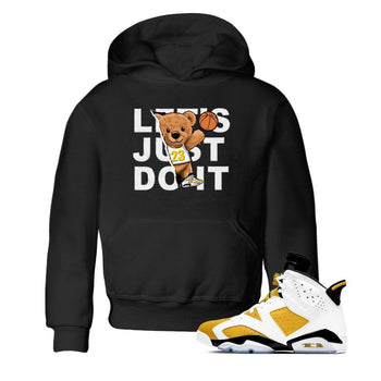 Rip Out Bear sneaker match tees to Yellow Ochre 6s street fashion brand for shirts to match Jordans SNRT Sneaker Tees Air Jordan 6 Yellow Ochre unisex t-shirt Black 1 youth shirt