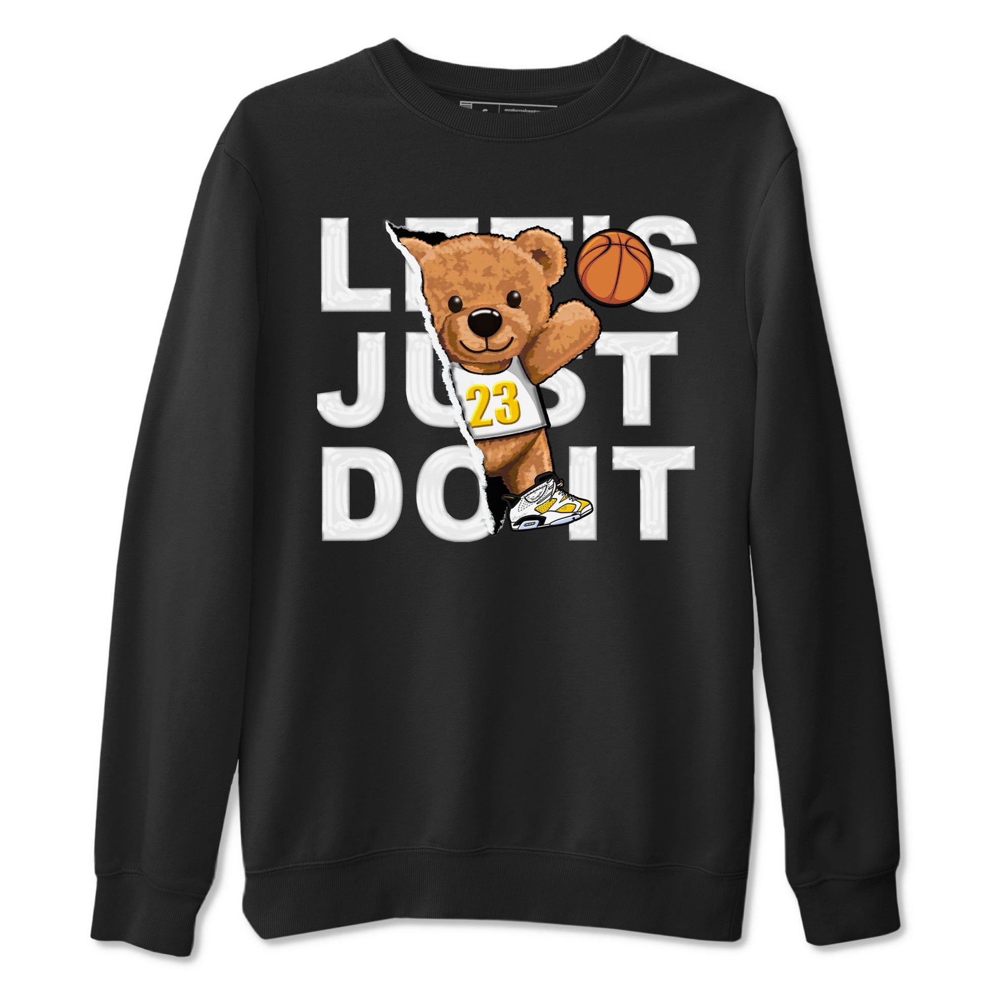 Rip Out Bear sneaker match tees to Yellow Ochre 6s street fashion brand for shirts to match Jordans SNRT Sneaker Tees Air Jordan 6 Yellow Ochre unisex t-shirt Black 2 unisex shirt