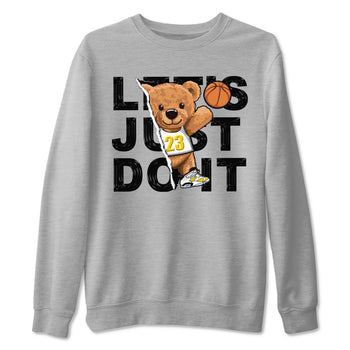 Rip Out Bear sneaker match tees to Yellow Ochre 6s street fashion brand for shirts to match Jordans SNRT Sneaker Tees Air Jordan 6 Yellow Ochre unisex t-shirt Heather Grey 2 unisex shirt