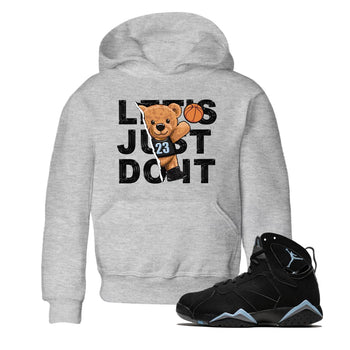 Air Jordan 7 Chambray shirt to match jordans Rip Out Bear sneaker tees AJ7 Chambray SNRT Sneaker Release Tees Baby Toddler Heather Grey 1 T-Shirt
