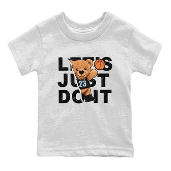 Air Jordan 7 Chambray shirt to match jordans Rip Out Bear sneaker tees AJ7 Chambray SNRT Sneaker Release Tees Baby Toddler White 2 T-Shirt