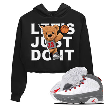 Jordan 9 Fire Red Sneaker Match Tees Rip Out Bear Sneaker Tees Jordan 9 Fire Red Sneaker Release Tees Women's Shirts