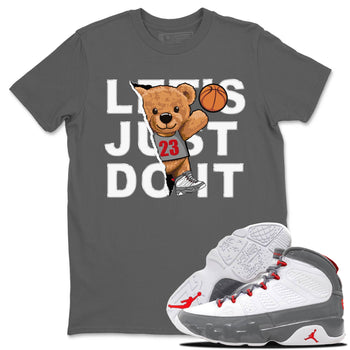 Rip Out Bear Unisex Tops - Air Jordan 9 Fire Red - SNRT Sneaker Tee