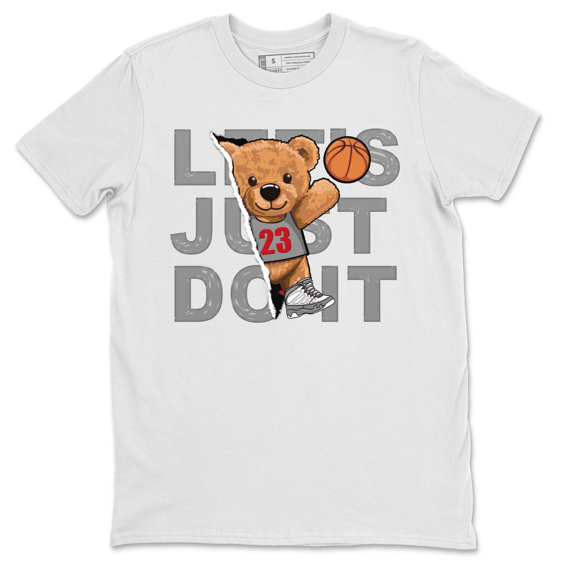 Jordan 9 Fire Red Sneaker Match Tees Rip Out Bear Sneaker Tees Jordan 9 Fire Red Sneaker Release Tees Unisex Shirts