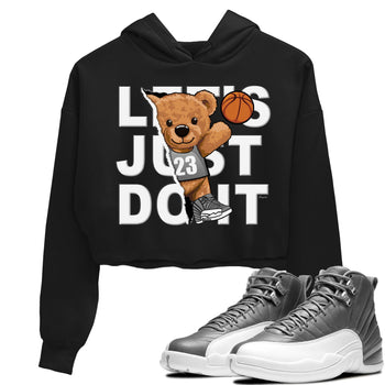 Jordan 12 Stealth Sneaker Match Tees Rip Out Bear Sneaker Tees Jordan 12 Stealth Sneaker Release Tees Women's Shirts