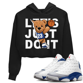 Jordan 13 French Blue Sneaker Match Tees Rip Out Bear Sneaker Tees Jordan 13 French Blue Sneaker Release Tees Women's Shirts
