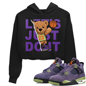 Jordan 4 Canyon Purple Sneaker Match Tees Rip Out Bear Sneaker Tees Jordan 4 Canyon Purple Sneaker Release Tees Women's Shirts
