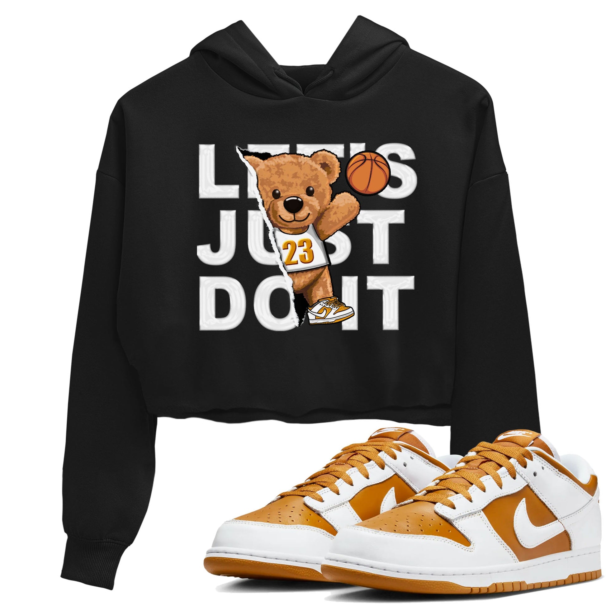 Rip Out Bear sneaker match tees to Dark Curry Reverse Curry street fashion brand for shirts to match Jordans SNRT Sneaker Tees Dunk Dark Curry unisex t-shirt Black 1 crop shirt