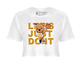 Rip Out Bear sneaker match tees to Dark Curry Reverse Curry street fashion brand for shirts to match Jordans SNRT Sneaker Tees Dunk Dark Curry unisex t-shirt White 2 crop shirt
